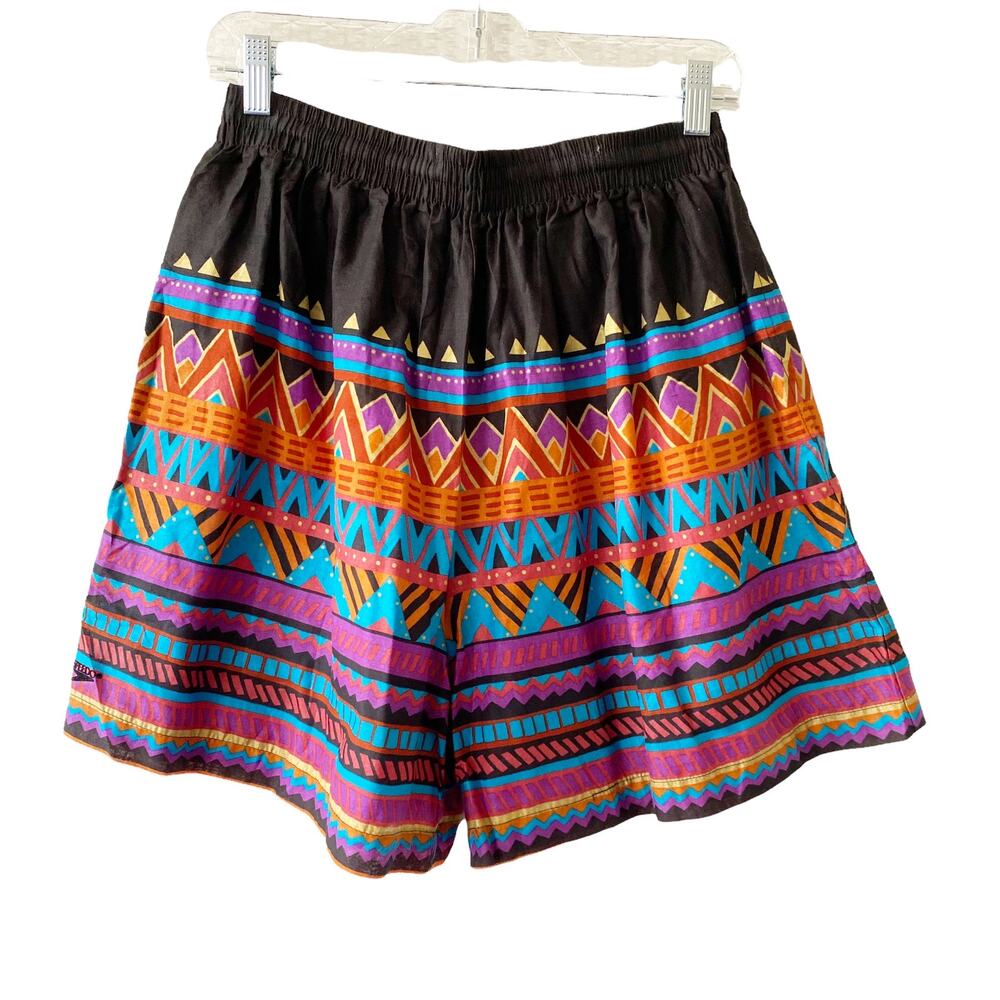 Vintage Speedo Womens Size XL Printed Semi Sheer High Waist Shorts